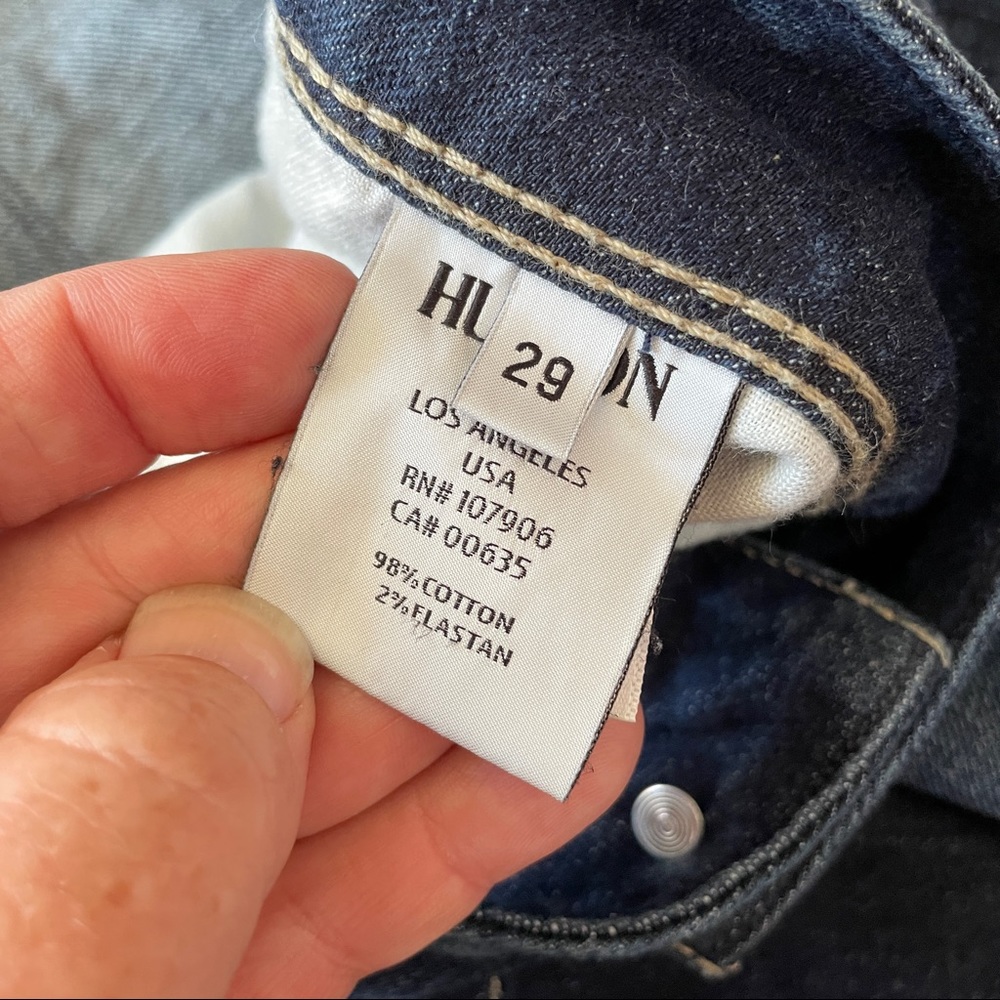 Hudson straight leg country low rise denim jeans 29 - Picture 6 of 8